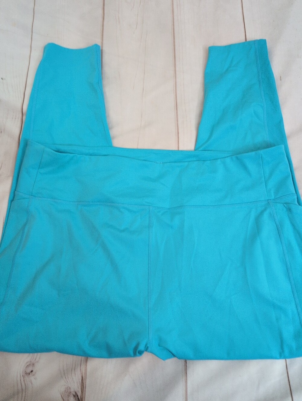 Girlfriend Collective Compressive High Rise Leggings 5XL Aqua Blue Plus Size